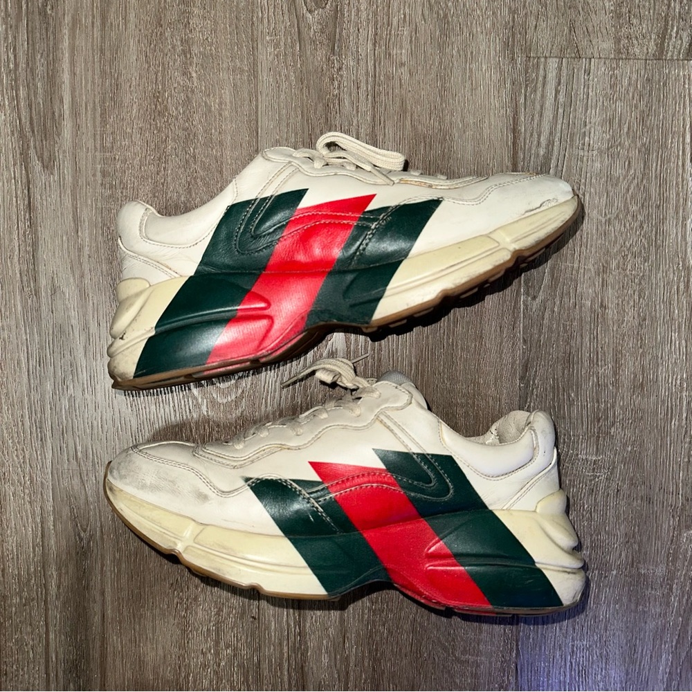 Gucci Rhyton Green Red Sneakers